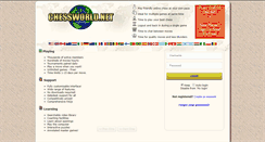 Desktop Screenshot of chessworld.net